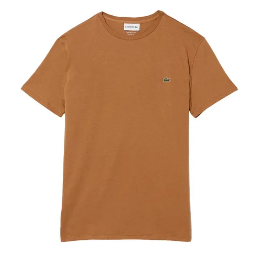 Thời trang - Áo Thun Nam Lacoste Regular Fit TShirt Round Neck Màu Nâu Size 4 - Vua Hàng Hiệu