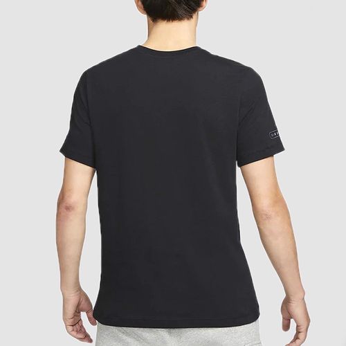 Áo Thun Nam Nike Casual Sports Breathable Chest Printing Short Sleeve Black Tshirt DM6340-010 Màu Đen-2