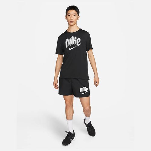 Áo Thun Nam Nike Dri-FIT Run Division Miler Men's Short-Sleeve Running Top Tshirt DX0840-010 Màu Đen-3