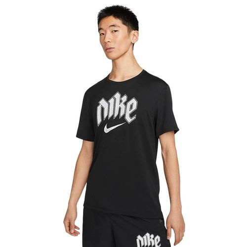 Áo Thun Nam Nike Dri-FIT Run Division Miler Men's Short-Sleeve Running Top Tshirt DX0840-010 Màu Đen
