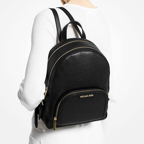 Balo Nữ Michael Kors MK Jaycee Medium Logo Backpack Black Màu Đen-3