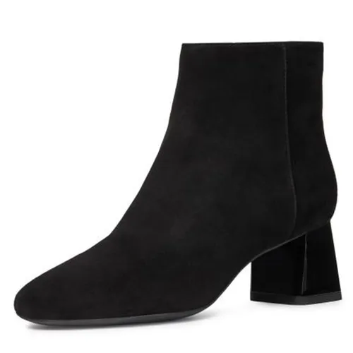 Boots Nữ Gót Vuông Geox D Seylise M. D GOAT SUEDE Màu Đen Size 38
