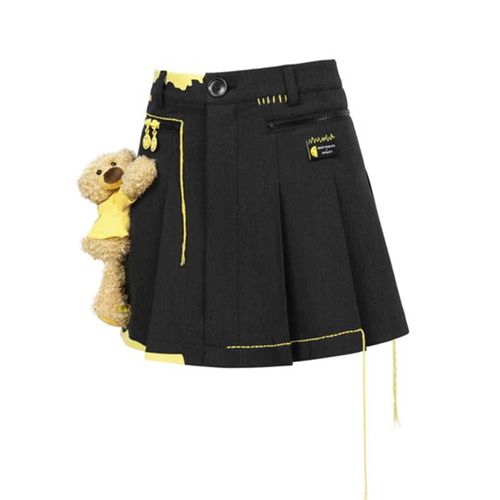 Chân Váy Nữ 13 De Marzo Skirt Màu Đen Vàng Size M-2