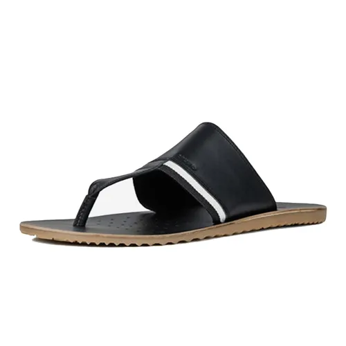 Dép Kẹp Nam Geox U ARTIE A COW LEA Màu Đen Size 39