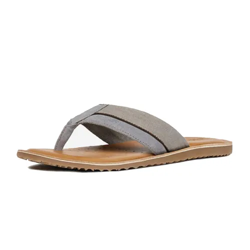 Dép Kẹp Nam Geox U ARTIE E SUEDE+WASH.CANVAS Màu Xám Size 39