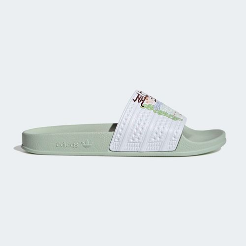 Dép Nam Adidas Adilette Slides Linen Green HR0095 Màu Xanh Size 37-2
