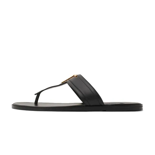 Tom Ford - Dép Sandal Nam Tom Ford Brighton J1382T-LCL076-U9000 Màu Đen - Vua Hàng Hiệu
