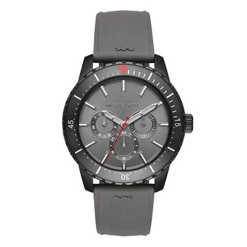 Đồng Hồ Nam Michael Kors Men’s Quartz Silicone Strap Grey Dial 44mm Watch MK7164 Màu Xám