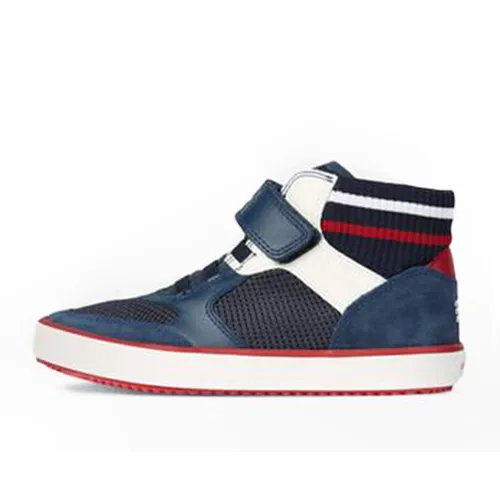 Giày Bé Trai Cao Cổ Geox J Alonisso B. D Màu Xanh Navy Size 38