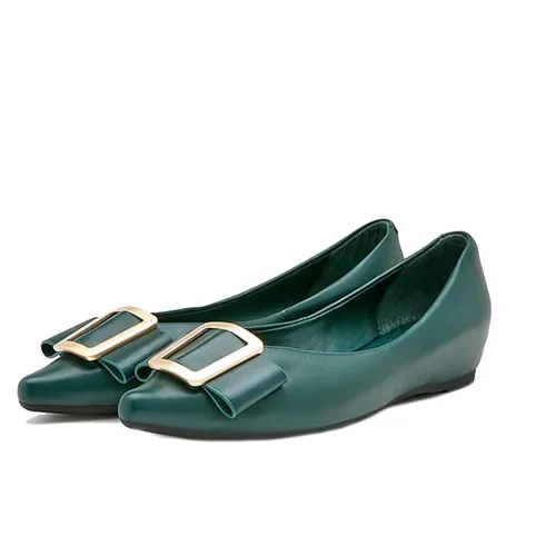 Giày - Giày Bệt Nữ Pazzion 1819-2A - GREEN - 38 Màu Xanh Green - Vua Hàng Hiệu