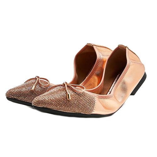 Giày Bệt Nữ Pazzion 5250-39A - CHAMPAGNE Size 39-1