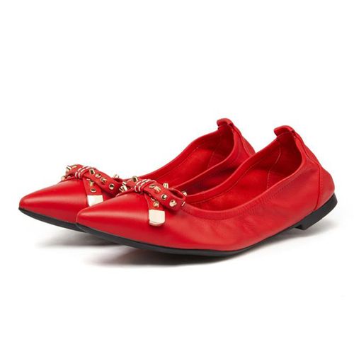 Giày Bệt Nữ Pazzion 833-1 Màu Đỏ Size 40-1
