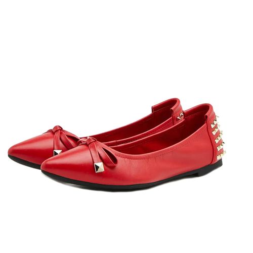 Giày Bệt Nữ Pazzion 833-20 - RED - Màu Đỏ Size 40