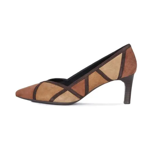 Giày Bít Mũi Geox D Bibbiana A - Goat Suede Màu Nâu Size 38