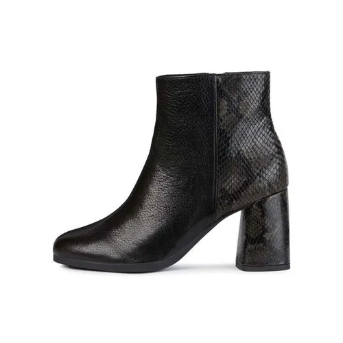 Giày Boot Nữ Geox D Calinda H. A - Goa.Le+Pyt.Le Màu Đen Size 39