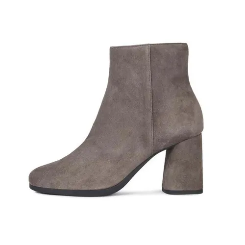 Giày Boot Nữ GEOX D Calinda M. B - Goat Suede Màu Nâu Hạt Dẻ Size 37