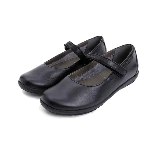 Giày - Giày Búp Bê Bé Gái Geox J BON BON E SMOOTH LEATH. Màu Đen Size 32 - Vua Hàng Hiệu