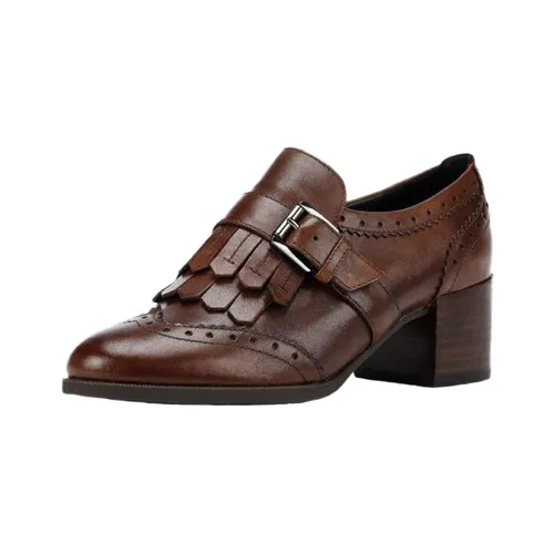 Giày Cao Gót Nữ Geox D Jacy M. D - Smo.Lea Màu Nâu Size 35