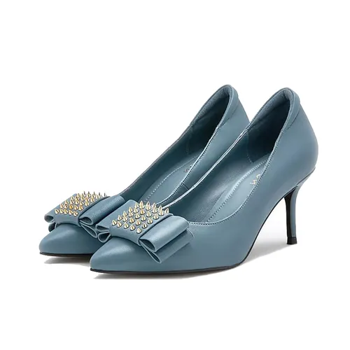 Pazzion - Giày Cao Gót Nữ Pazzion 1898-1 Màu Xanh Blue Size 38 - Vua Hàng Hiệu