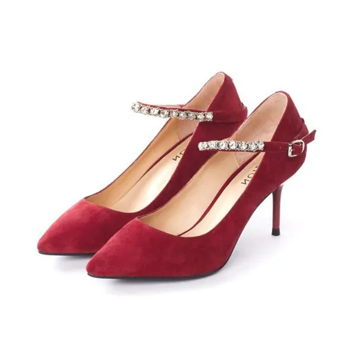 Pazzion - Giày Cao Gót Nữ Pazzion 5590-B5 MAROON Màu Đỏ Size 37 - Vua Hàng Hiệu