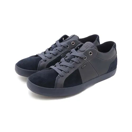 Giày Casual Nam Geox U Smart B Suede Smo.Lea Màu Xanh Navy - Size 41