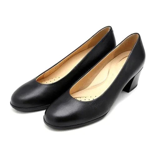 Giày Đế Vuông Geo D ANNYA M. B NAPPA Màu Đen Size 38