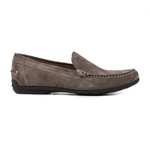 Giày Lười Nam Geox U SIRON A SUEDE Màu Nâu Size 41