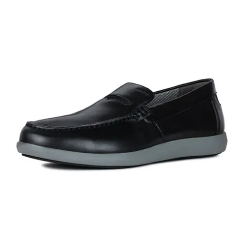 Giày Lười Nam Geox U YOOKING A SMO.LEA Màu Nâu Đậm Size 40