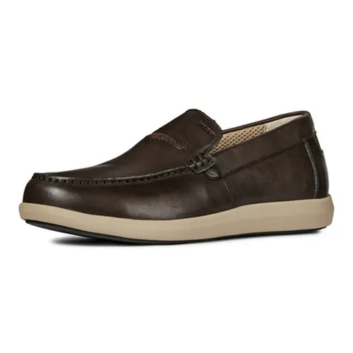 Giày Lười Nam Geox U YOOKING A SMO.LEA Màu Nâu Đậm Size 43