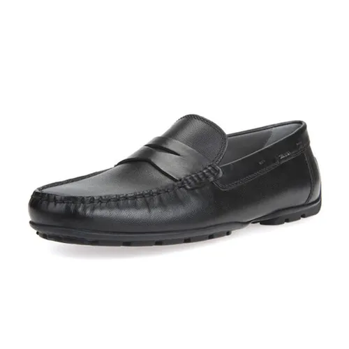 Giày Nam Geox U MONER 2FIT A PR.LEA+SMO.LE Màu Đen Size 44