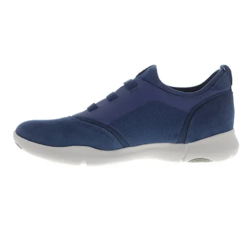 Giày Nam Geox U NEBULA S A SUEDE+TEXTILE Màu Xanh Dương Size 40
