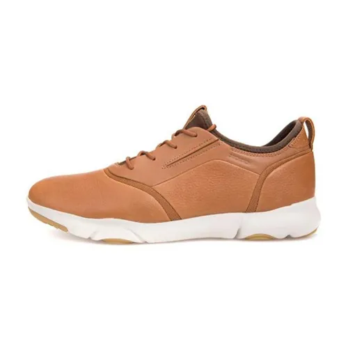 Giày Nam Geox U NEBULA S C PR.LEA+SMO.LEA Màu Nâu Cam Size 39