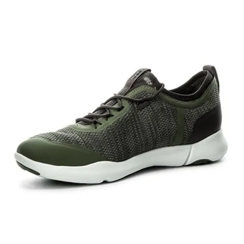 Giày Nam Geox U NEBULA X A KNITTED TEXT. Màu Xanh Rêu Size 42