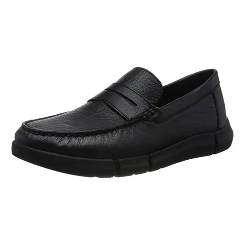 Giày Nam Geox U SNAKE MOC C TUM.LE+SMO.LEA Màu Đen Size 43