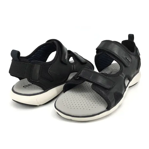 Giày Sandals Nam Geox U NEBULA L B SMO.LEA Màu Đen Size 41