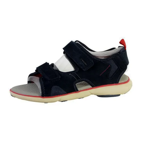 Giày Sandals Nam Geox U NEBULA L B SMO.LEA Màu Xanh Navy Size 40
