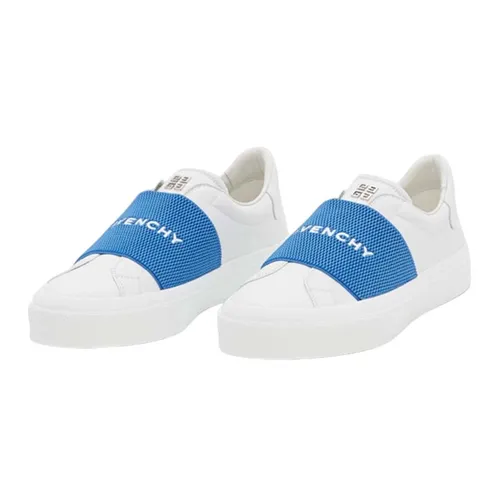 Givenchy - Giày Slip-On Nam Givenchy Webbing Leather Electric Blue Màu Trắng Xanh Size 39 - Vua Hàng Hiệu