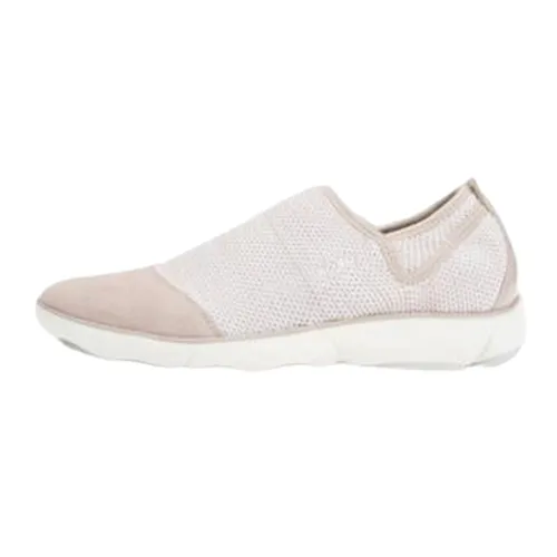 Giày Slip On Nữ Geox D NEBULA B Màu Hồng Phối Trắng Size 39