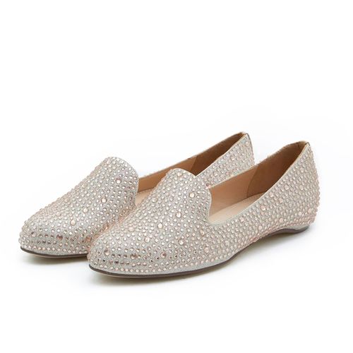 Giày Slip On Nữ Pazzion 893-2A - CHAMPAGNE - Size 34