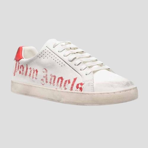 Giày Sneaker Nam Palm Angels White&Red With Logo Printed PMIA056S23LEA0020125 Màu Trắng-2