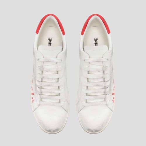 Giày Sneaker Nam Palm Angels White&Red With Logo Printed PMIA056S23LEA0020125 Màu Trắng-4