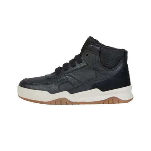 Giày Sneakers Bé Trai Geox J Perth B. C - Gbk+Suede Màu Đen Size 32