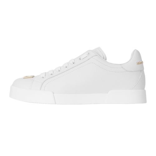 Giày Sneakers Dolce & Gabbana D&G Logo Plaque Lace Up In White CK1602 A1065 80001 Màu Trắng