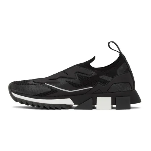 Giày Sneakers Dolce & Gabbana D&G Stretch Mesh Sorrento Sneakers CS1822 AW476 Màu Đen Size 40.5