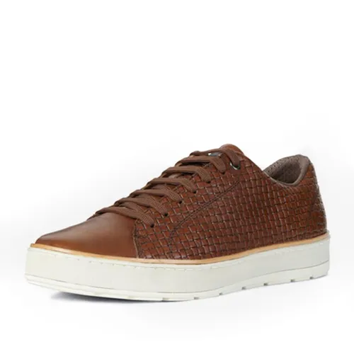 Giày Sneakers Nam Geox U ARIAM C WOVEN PR.BUFF+BUFF Màu Nâu Size 42