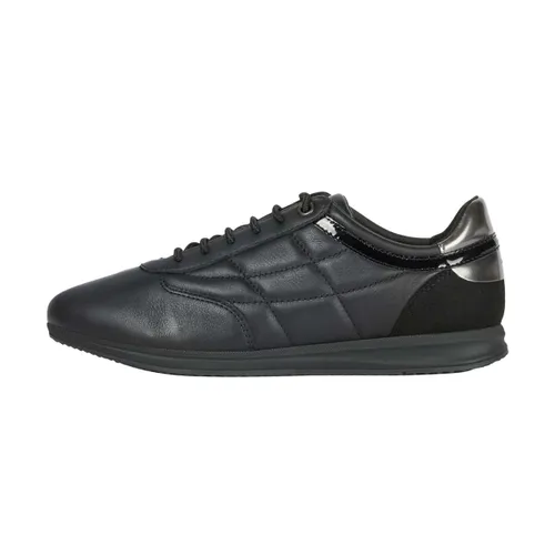 Giày Sneakers Nữ Geox D Avery C - Nappa+Metal.Synt Màu Đen Size 37