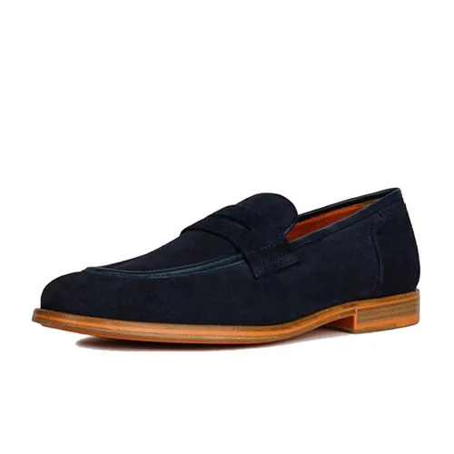 Giày Tây Nam Geox U BAYLE A SUEDE Màu Xanh Navy Size 40