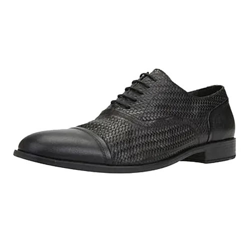 Giày Tây Nam Geox U BRYCETON C WOV.PR.GOA+GOA Màu Đen Size 39