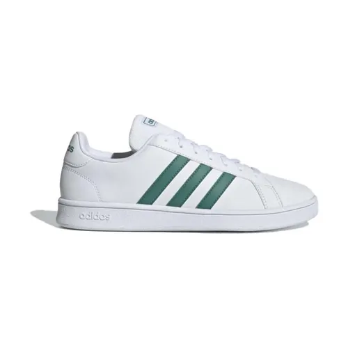 Giày Thể Thao Adidas Grand Court Base Màu Trắng - Xanh