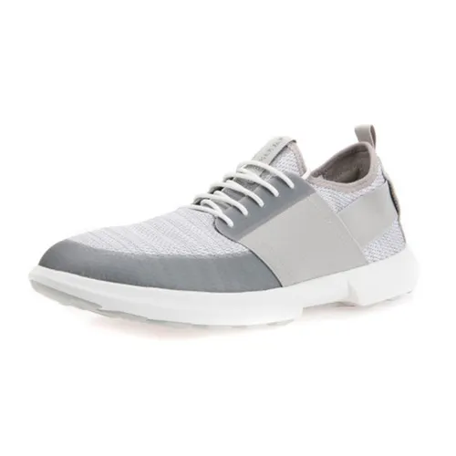 Giày Thể Thao Nam Geox U TRACCIA B KNIT.TEX+ELASTIC Màu Trắng Xám Size 45